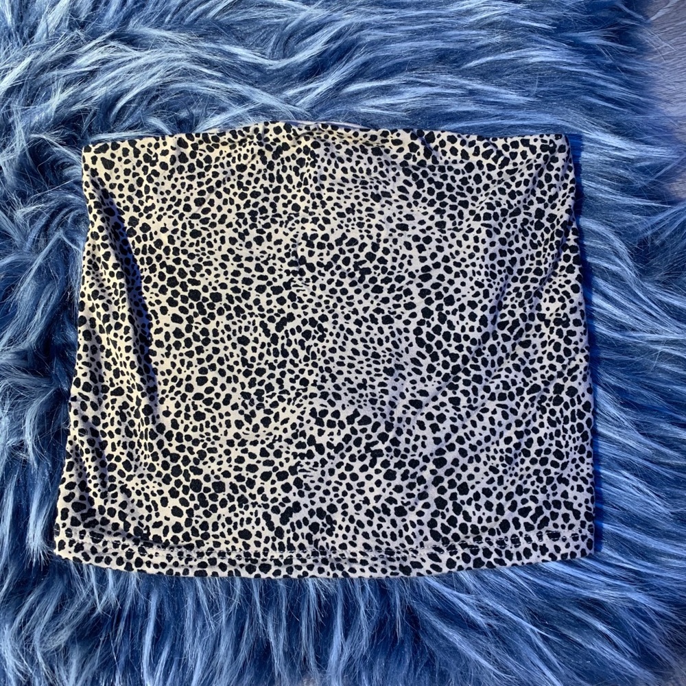 leopard tube top